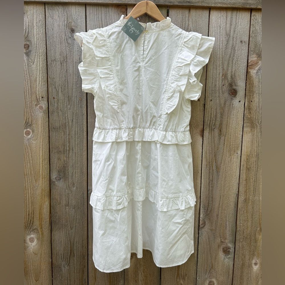 Pinch Summer White Ruffle Dress - Picture 6 of 7
